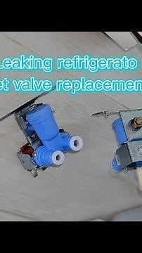How to replace a refrigerator solenoid valve