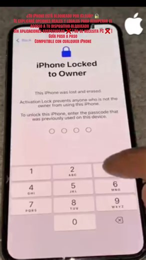 Recupera tu iPhone bloqueado por iCloud fácilmente
