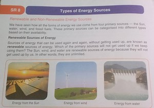 SR 8 Types of Energy Sources Renewable and Non-Renewable Energy... | Filo