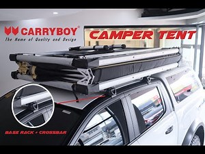 CARRYBOY Philippines - Base Rack, Crossbar & Camper Tent (on Ford Ranger Raptor 2021)