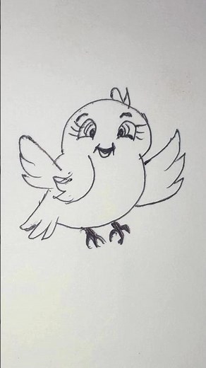 The EASIEST Bird Drawing Tutorial EVER! 🐦 (Perfect for Beginners)