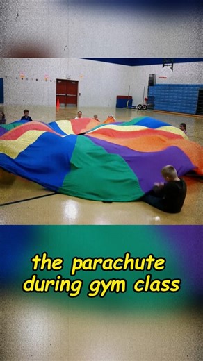 11K views · 304 reactions | Reward: Unlimited parachute playtime during gym class. #nostalgia #childhoodmemories #kids #gym #90s #2000s #usa | Retro Vibes USA | Facebook