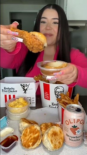 Ultimate KFC Crispy Chicken Mukbang 🍗🔥 Juicy Bites #kfc #asmr #mukbang