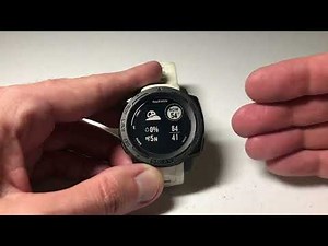 Garmin Instinct - Weather Widget Values (User Question Answered)