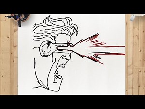 How to Draw Cyclops from X Men, Marvel Comics Drawing, Cyclops Sketch