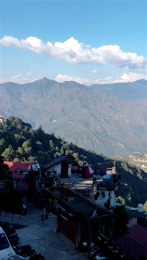 Morning View Mussoorie🏔️| #shorts #short #viral #travel #trending