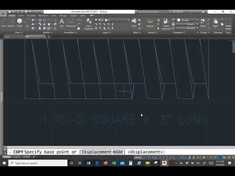 Drawing a Square Thread in AutoCAD