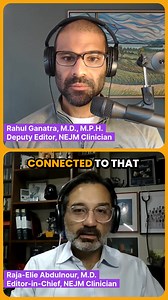 Dr. Rahul Ganatra talks with Dr. Raja-Elie Abdulnour about the results of BICARICU-2, a randomized, clinical trial on sodium bicarbonate administration in critically ill patients with acute kidney injury and severe metabolic acidemia. | NEJM Clinician