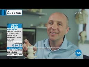 Teeter FitSpine X3 Inversion Table with FlexTech Bed