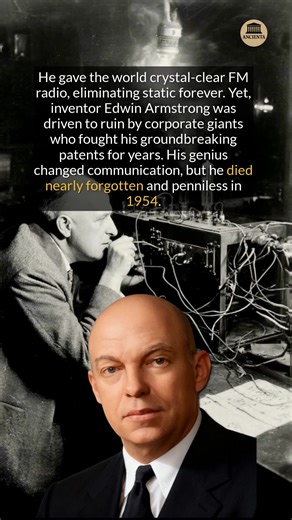 28K views · 363 reactions | The inventor of FM radio was driven to ruin fighting corporate giants over his own creation. #history #didyouknow #historyfacts | Ancienta | Facebook