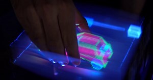 World's first interactive 3D holographic display
