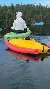 Cat paddle Fitz - 1.5 years old 8am floats equal a quiet non powerboat lake. Tho..... my talking voice is louder than most people, so I am slightly afraid of what all the other people living around this lake hear at 8am 😂 anyone else get shushed all through school years like I did? Lifejacket by @surfercat Link to boat in bio Second camera @aldredpotter #watercat #beachcat #swimmingcat #catboat #catkayak #lakelife #summertime #beach | Fitzcapades