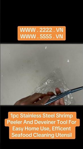 1pc Stainless Steel Shrimp Peeler And Deveiner Tool For Easy Home Use, Efficent Seafood Cleaning