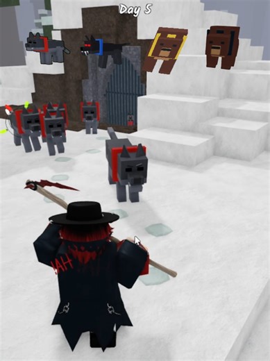 Vampire Class vs Kid Guards in 99 Nights in the Forest - Roblox #fyp #roblox #99nightsintheforest #christmas #vampire