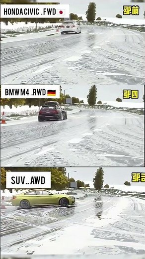 Which Drive Wins? Civic FWD vs BMW RWD vs SUV AWD