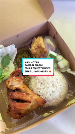 Nasi Kotak Sambal Nagih: Edisi Request Dosen untuk Ujian Skripsi