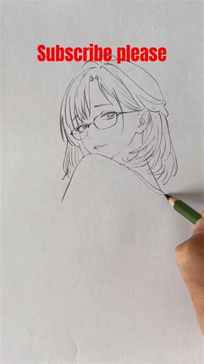 cute girl face drawing | how to draw #art #shorts