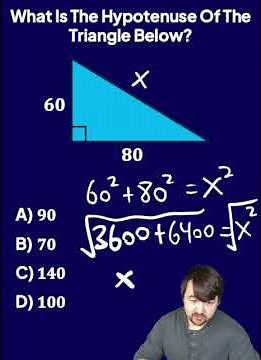 How To Easily Find The Hypotenuse Of A Triangle