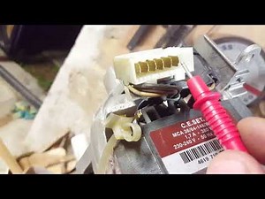 Branchement moteur machine a laver moteur Mca 38 64 148 whe 3