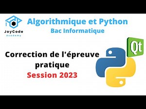 Bac Informatique | Correction Bac Pratique Session 2023