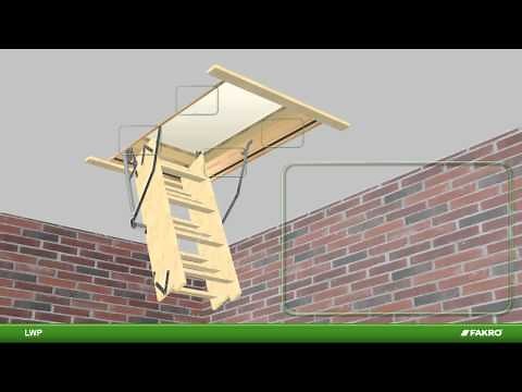 LWP (LWS-P) Fakro Attic Ladder- Instructional Video