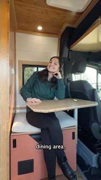 What Does a $135K Campervan Look Like? Indoor Shower & Warm, Desert-Tone Cabinetry (Handmade!)