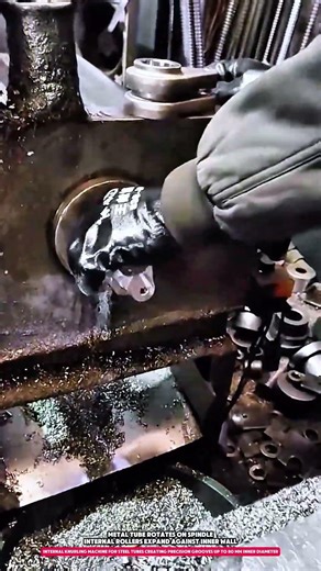 Internal Knurling Machine for Steel Tubes Creating Precision Grooves up to 80 mm Inner Diameter