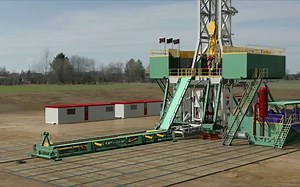 井场布局及井架平移