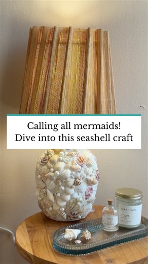 Skip the boring seashell crafts! DIY this seashell lamp for ocean vibes all year long. | The Spruce