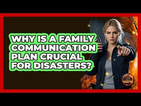 Why Is A Family Communication Plan Crucial For Disasters? - Man vs. Disaster