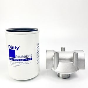 [Hot Item] High-Flow Fuel Dispenser Filter 1" NPT 10 Micron Water Absorb Fuel Filter for Mobile and Stationary Fuel Pump Tank