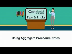 QuickTip: Using Aggregate Procedure Notes