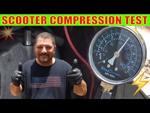 Chinese Scooter compression test GY6 150cc
