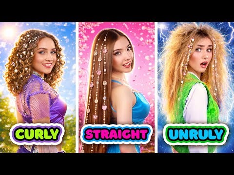 Curly vs Straight vs Unruly Hair! Funny Long Hair Problems