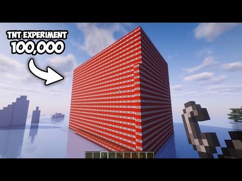 I Tested 100,000 TNT Explosion in Minecraft! (Real)