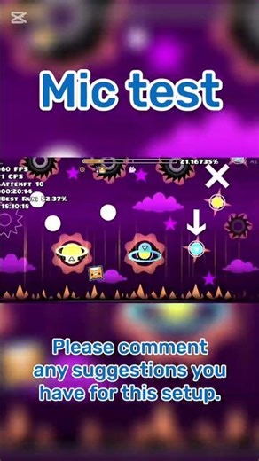 New mic setup #geometrydash #gd