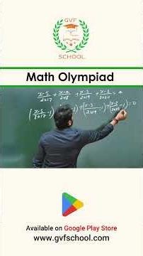 Find the Value of X (Math Olympiad Questions )| GVF School | Gaurav Sir |
