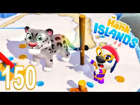 All Animals Unlocked - My Talking Hank Islands Gameplay Walkthrough Part 150 (Android/iOS)