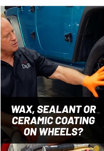 Waxes and sealants have one major disadvantage in comparison to ceramic coatings when it comes to wheel protection: heat tolerance. Ceramic coatings typically exhibit a HIGH heat tolerance, allowing them to remain durable even under the extreme temperatures experienced by wheels. Waxes and sealants, on the other hand, don’t have that same kind of heat-resistant properties. Want more tips like these? Head to the link in bio for a guide on wheel cleaning from expert @mikephillipsreal that includes