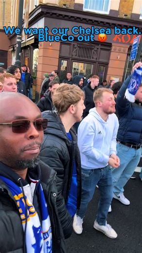PROTEST AT THE BRIDGE We Want Our Chelsea back. BlueCo Out! PSG thrashing match reaction #chelsea