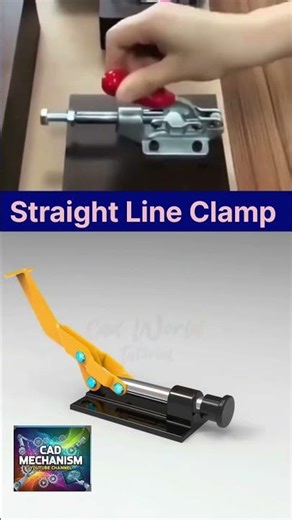 How it Works: Straight Line Action Toggle Clamp | Workshop Essentials 🛠️ #mechanicalengineering