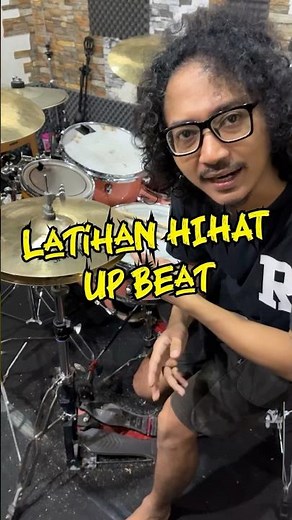 Latihan hihat up beat || Hihat practice for beginner drummer || #drummer #hihats #hihat #drums #fyp