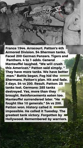 The Largest Tank Battle in History: Patton's Outnumbered Heroes vs 200 German Panzers | Military