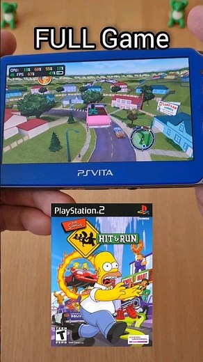 NEW Simpsons Hit&Run Port on Ps Vita is MIND-BLOWING🔥 #psvita #psp