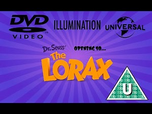 Opening to The Lorax 2012 UK DVD
