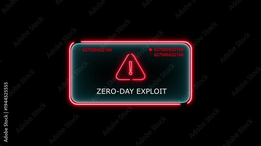 zero-day exploit computer hacking warning, message hacked alert warning hacked alert blackmailing virus, countdown until deletion computer security alert on black.4k