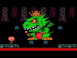 Bonk 3: Bonk's Big Adventure (Turbografx-16) - King Drool (Final Boss) + Ending