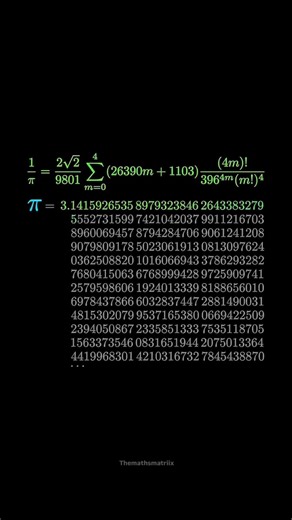 Como Ramanujan Revolucionou o Número π 🚀 #matematica #concurso #vestibular