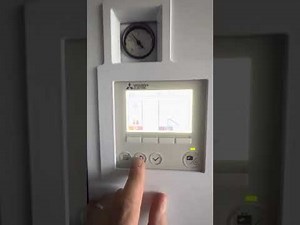 Réglage fonctionnement télécommande ecodan Mitsubishi électric