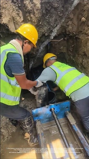 Can you bury pipelines without digging up the road? See how workers "thread a needle underground"